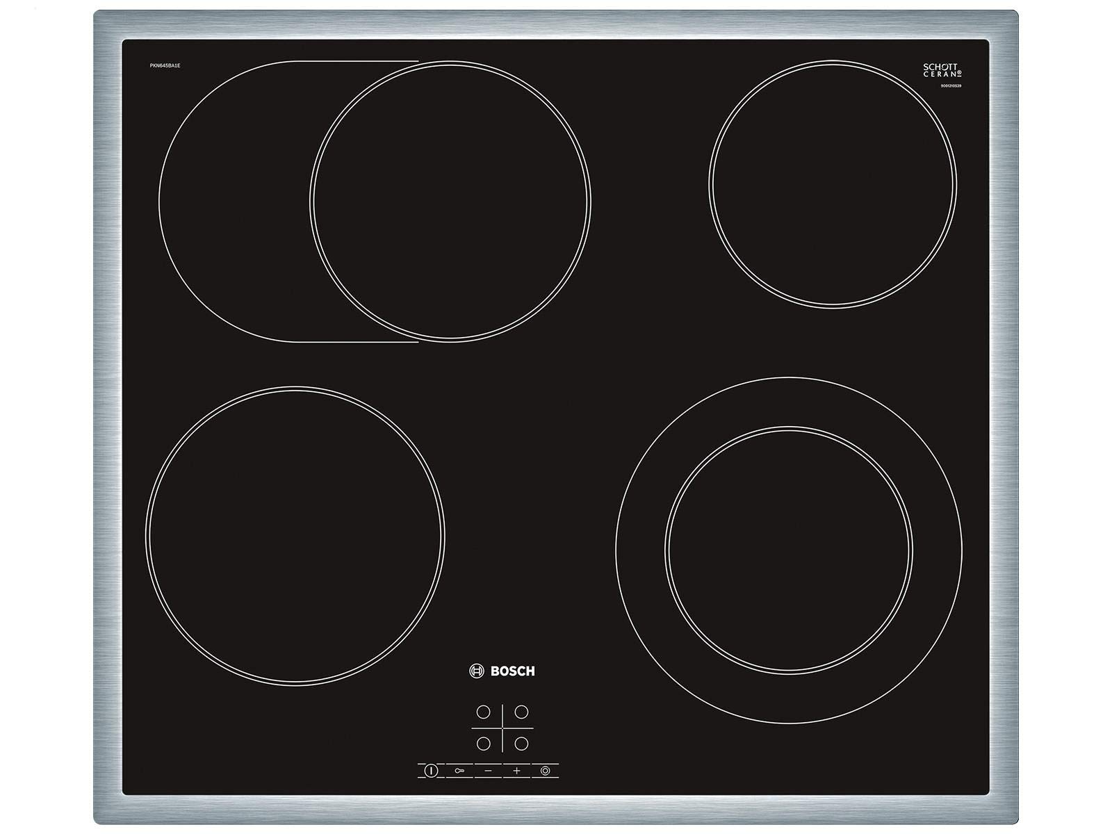 Bosch HBD631CS60 Backofen-Glaskeramik-Kochfeld-Kombination (autark), 59,4 cm breit, EcoClean Direct Reinigungshilfe,AutoPilot 10 10 Automatikprogramme,Bräterzone für großes Kochgeschirr