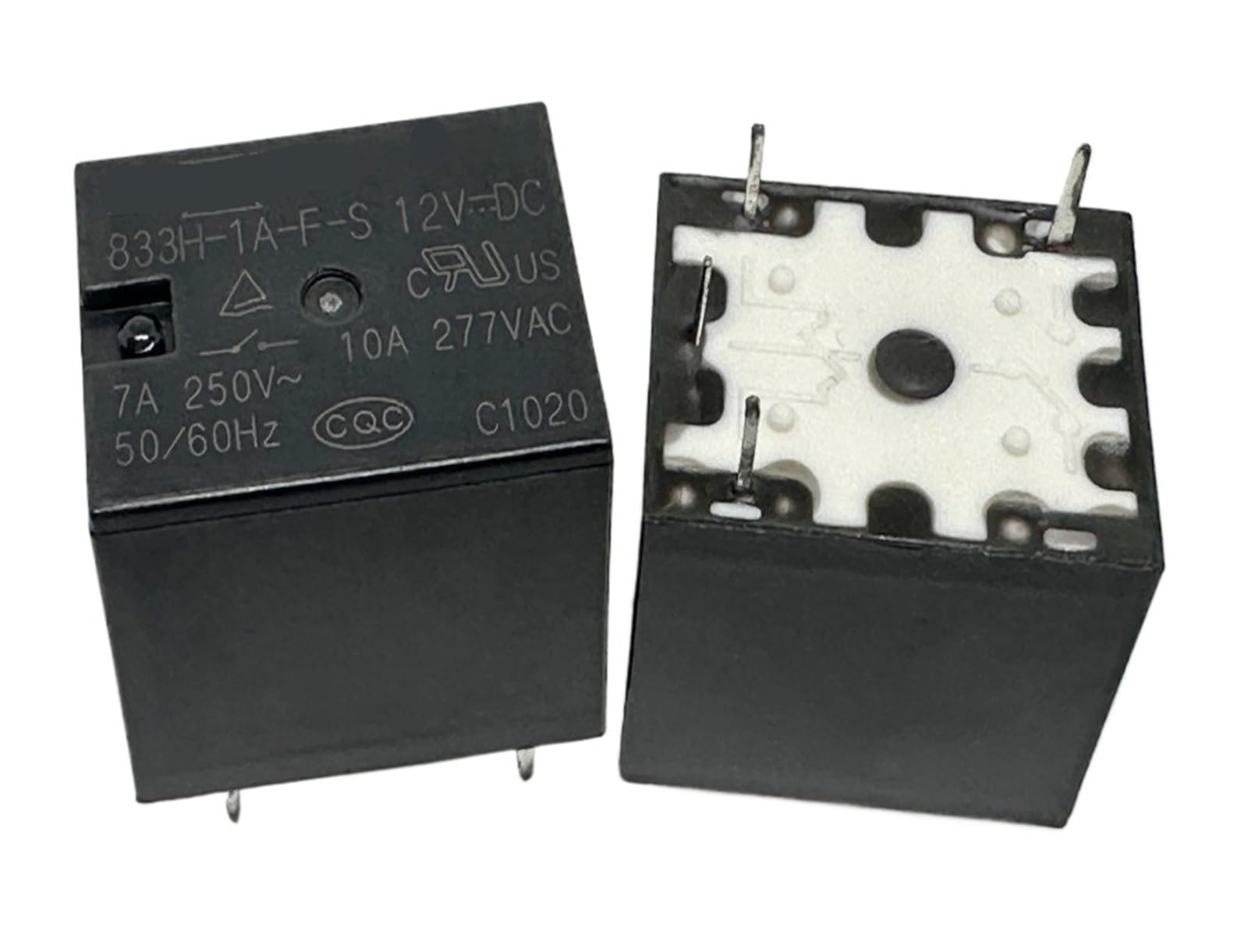 PKNVKZIDK 1pc 833H-1A-F-S 12VDC (T73-1A-10A) Relay 4 pins