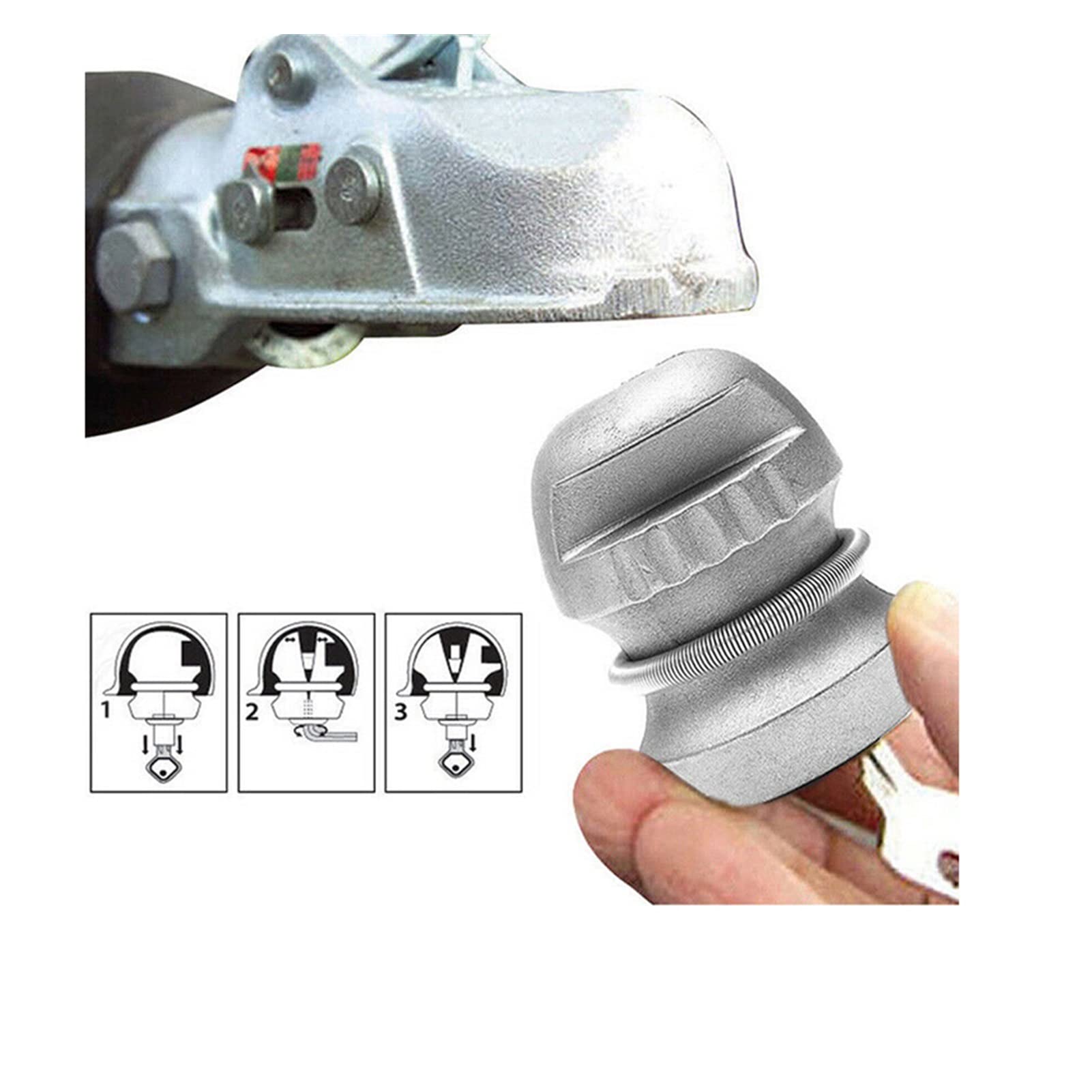Zaczep przyczepy, Przyczepa Wstawiana zaczep blokada Połączenie Hitch Lock Holowniczy Ball Carawan Security