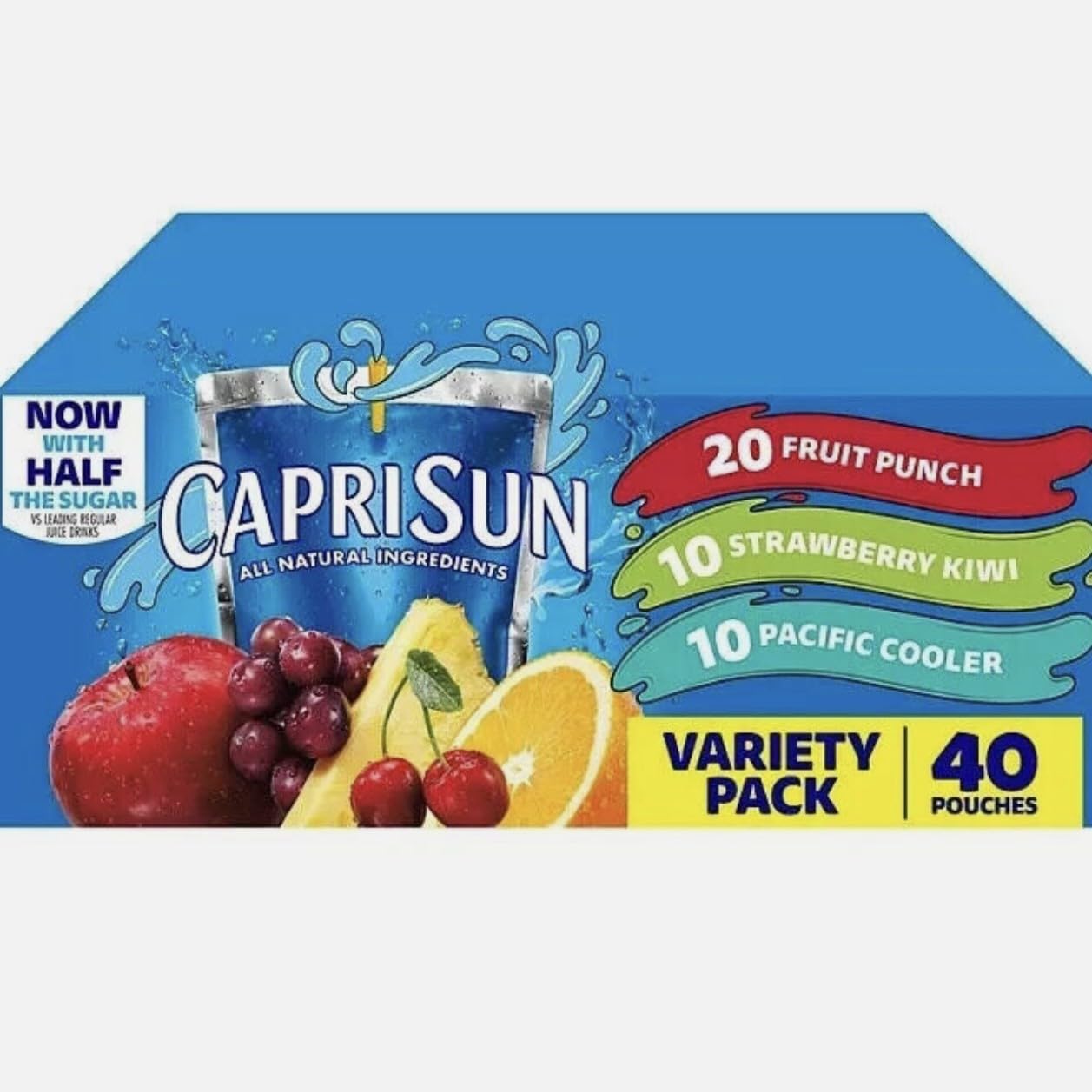 Capri Suns Variety Pack Juice Pouches, 6 fl. oz., 40 Count