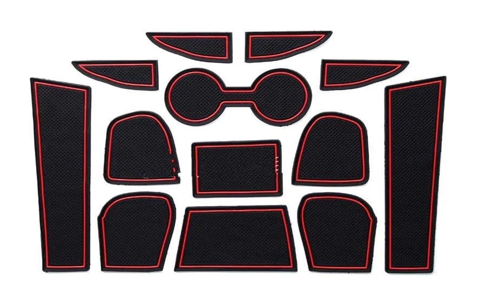 Alfombrilla para puerta de Mazda CX-3 2017-2024 protectora roja 7