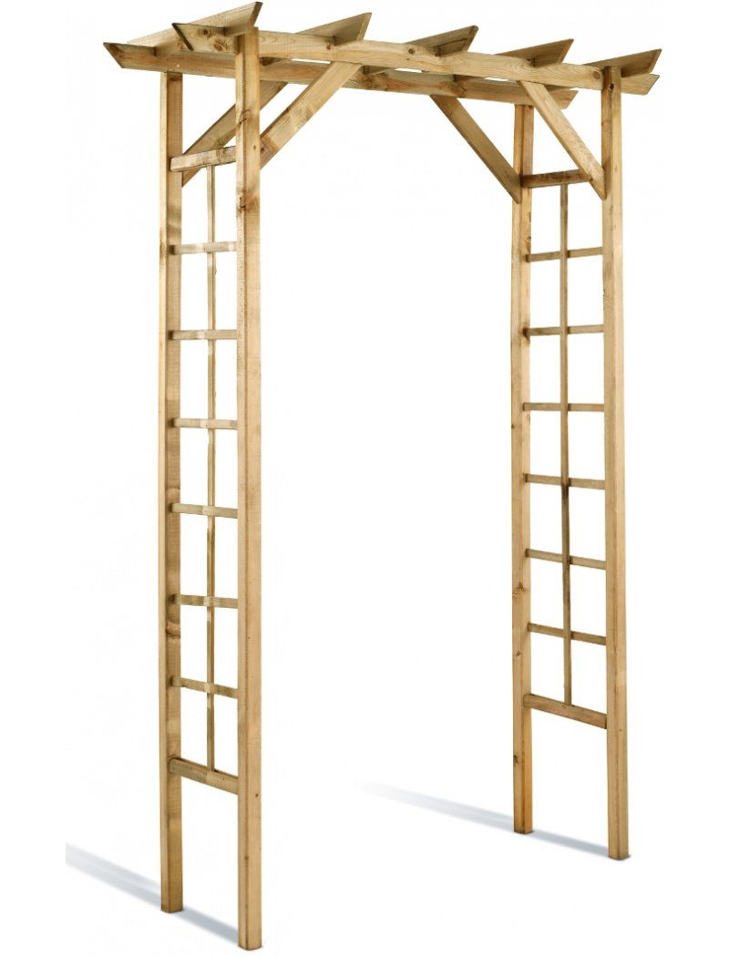 Arche de Jardin en Bois PASSIFLORE - L140 x l60 x H214,​5 cm -