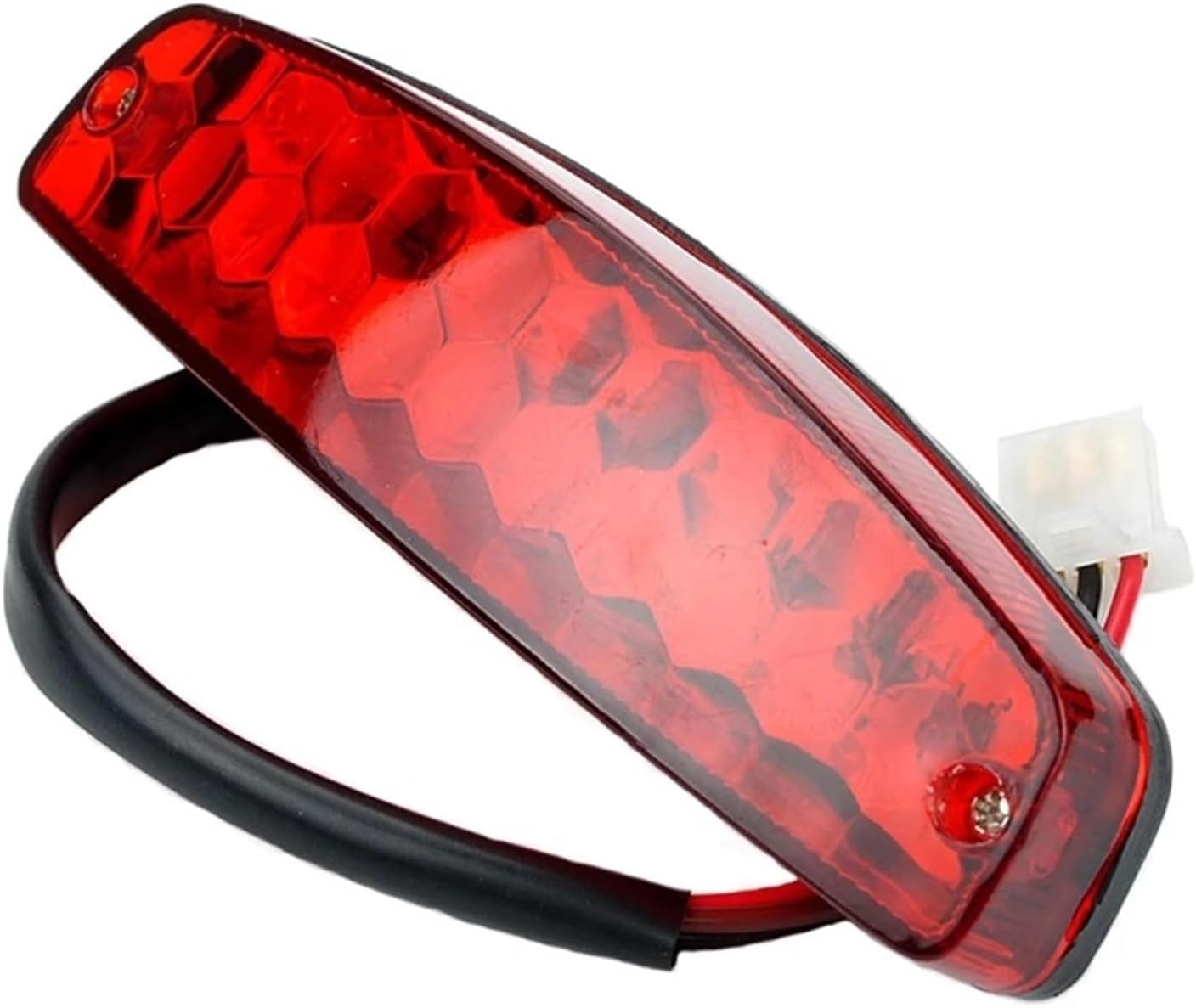 Fanale posteriore per moto Per ATV Fuoristrada Luce freno posteriore a LED 3 fili 12V Luce freno stop luce targa posteriore moto luce diurna