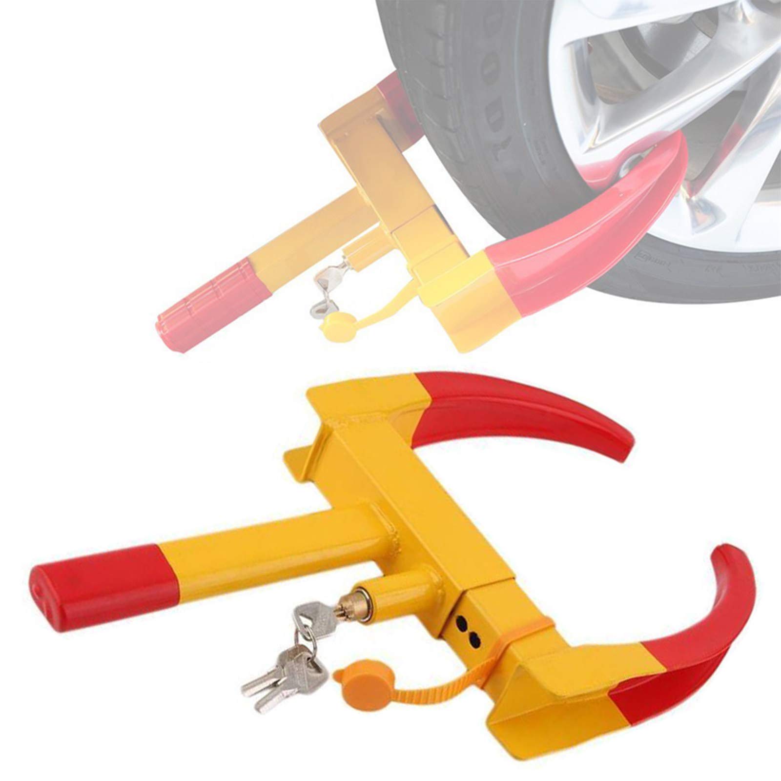 Buy Tire Lock,Wheel Clamp Lock,Metal Boot Stabilizer Anti Theft Wheel Chock Lock Car Trailer