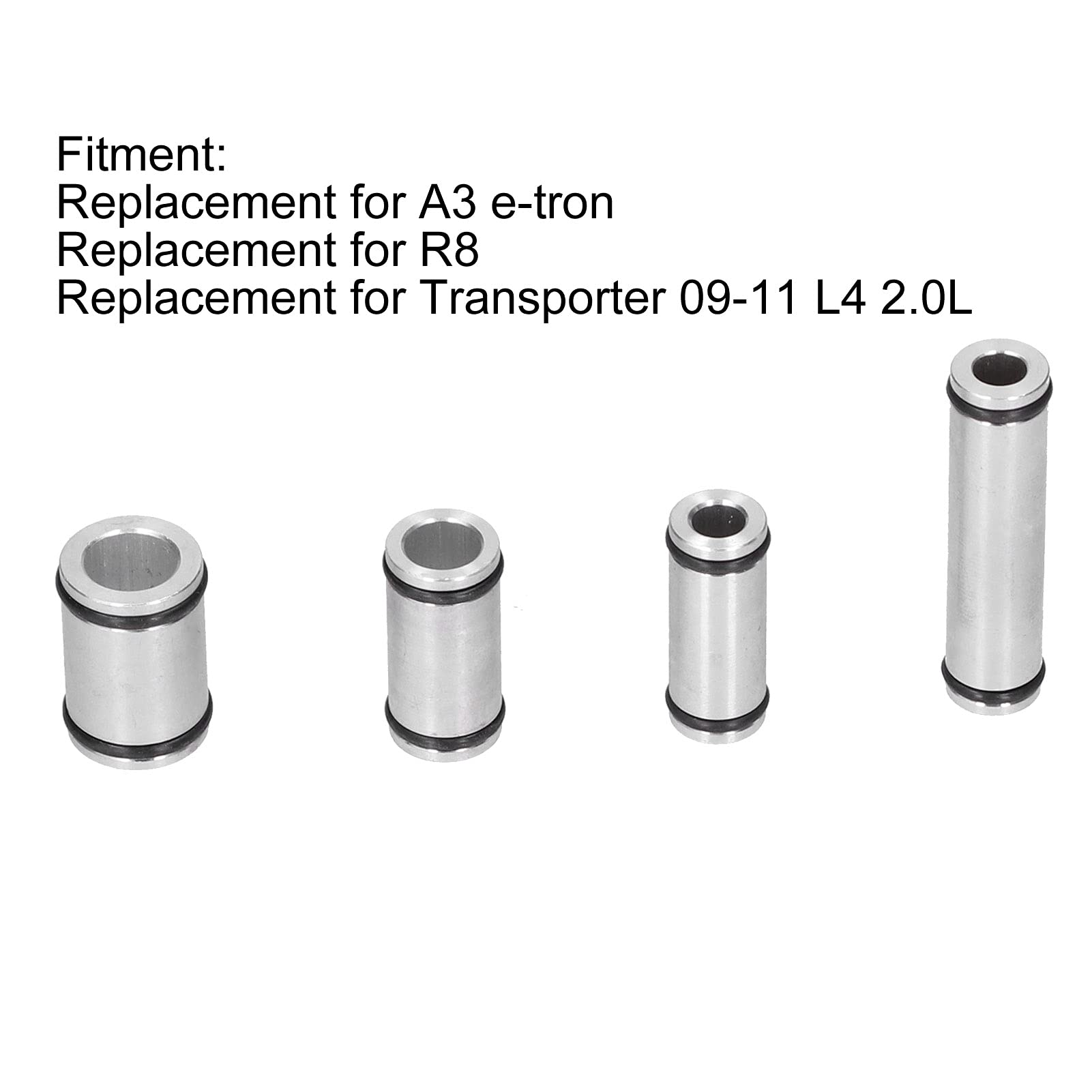 Pyhodi Universal Turbo Huile D'alimentation de Ligne de Retour Tipe de Vidange de Ligne de Retour Kit Complet, 8pcs Kit de Tuyau D'huile 0BH321477 DQ500 0BH Remplacement des