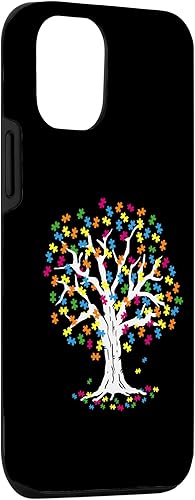Miniatura 6 de Funda divertida para iPhone 12 Mini Tree of Life para el mes de concienciación sobre el autismo