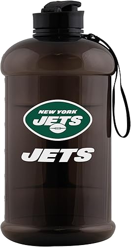 Miniatura 16 de FOCO NFL - Botella de agua unisex para adultos, con logotipo de equipo de la NFL, de plástico, transparente, grande, para deportes