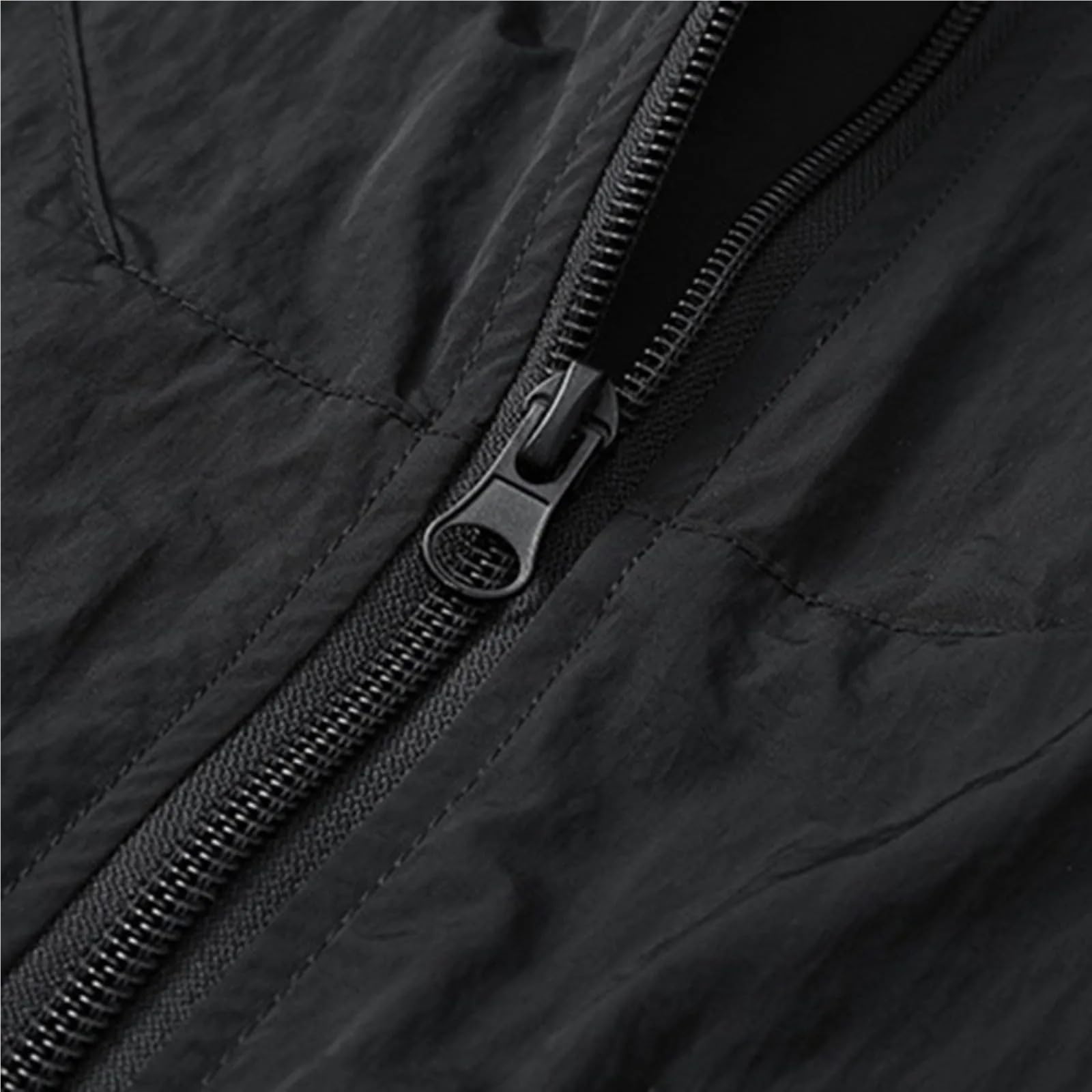 Chaqueta ligera, transpirable y, impermeable, for exteriores, con protección solar UV, de secado rápido, capucha suave Para Hombre
