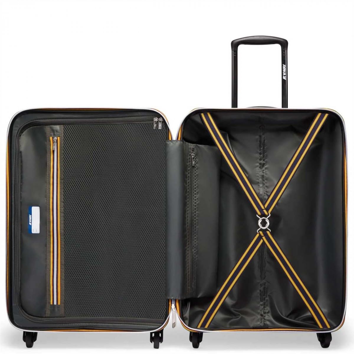 K-Way Trolley k-air spinner M L16 black pure- blue MD cobalt