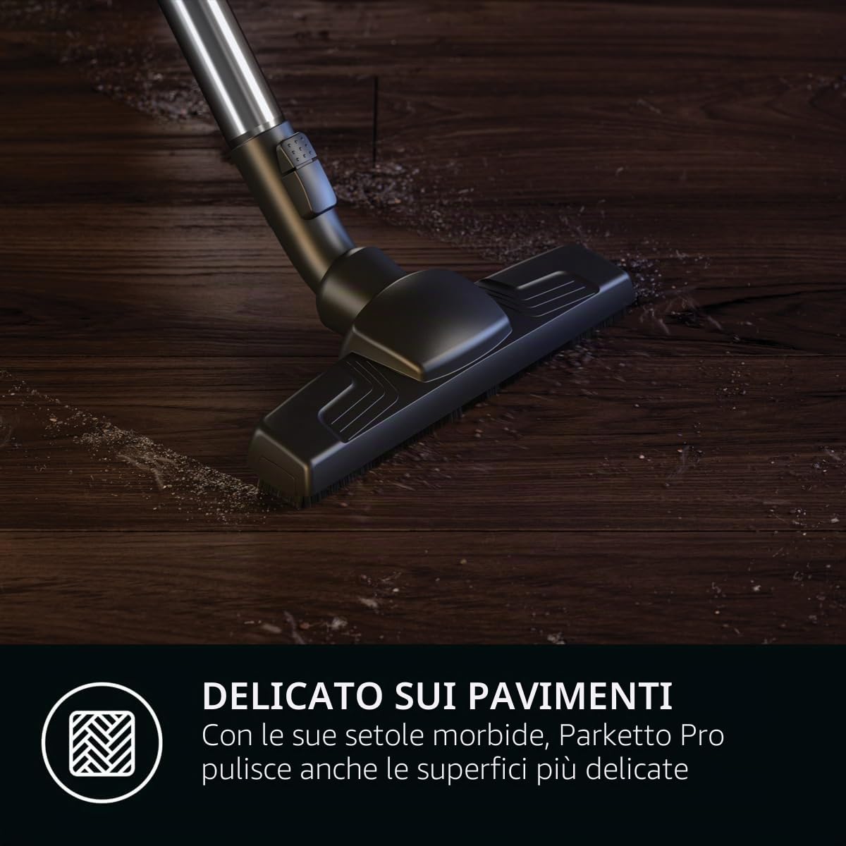 AEG AB61H6SW Aspirapolvere con sacchetto, elevata potenza di aspirazione su tutti i pavimenti, con ugelli aggiuntivi, 50% plastica riciclata, ideale per asmatici, persone allergiche, proprietari di