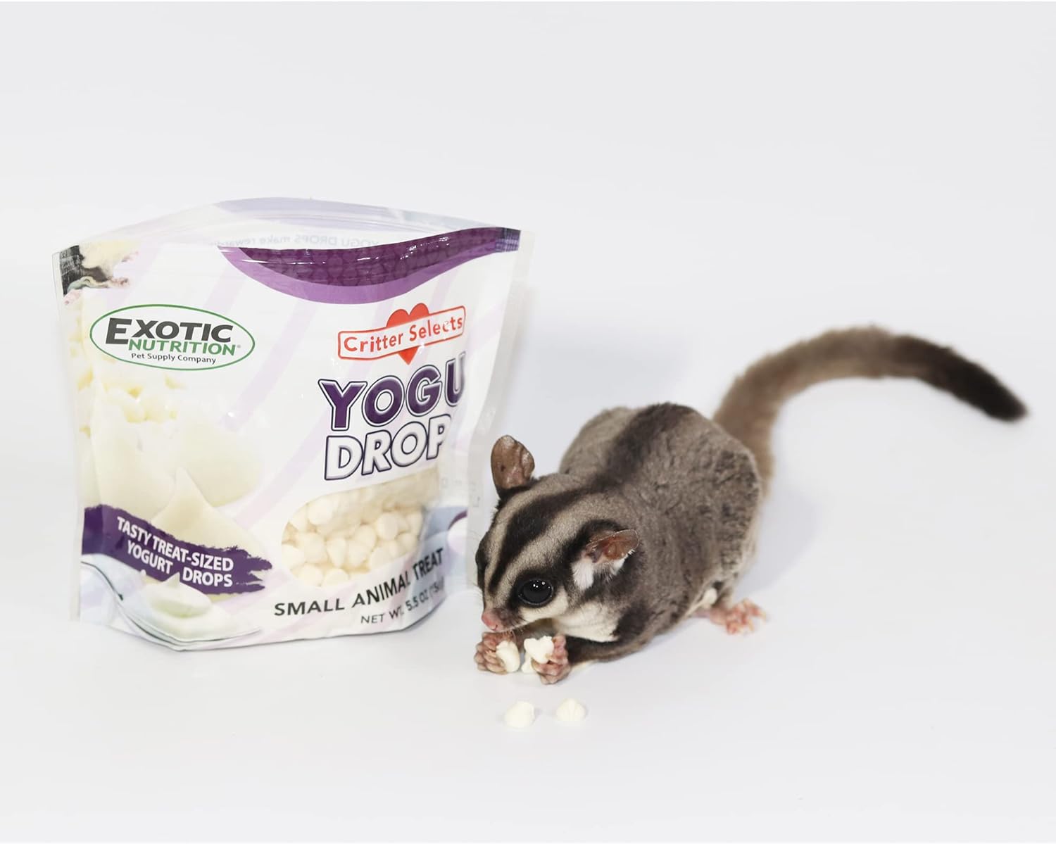 Yogurt Drops (18 lb.) - All Natural Healthy Yogurt Treat - for Sugar Gliders, Prairie Dogs, Monkeys, Squirrels, Guinea Pigs, Rabbits, Chinchillas, Rats, Marmosets, Degus & Other Small Pets