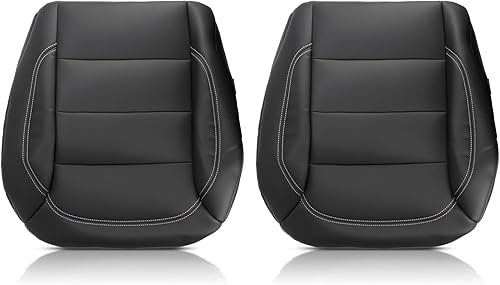 AUTOKAY Cubierta Del Asiento Inferior Del Conductor Y Del Pasajero Se Ajuste Para Mercedes Benz ML350 2012-2015 - Negro
