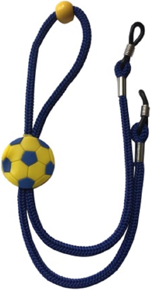EyeWearStraps NEW Childrens Kids Boys Blue Football Glasses/Sunglasses Adjustable Cord Strap Holder