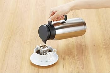 Amazon.co.jp: カクセー ステンレス 卓上ポット 1L 真空二重構造