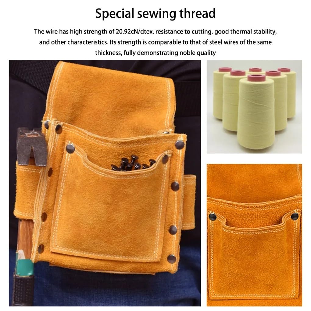 Carpinteros Cinturón de herramientas, Bolsa Cintur Delantal de trabajo, cinturón de herramientas de cuero, exquisita construcción de carpintero, kits de hebillas de liberación rápida, cinturones de el