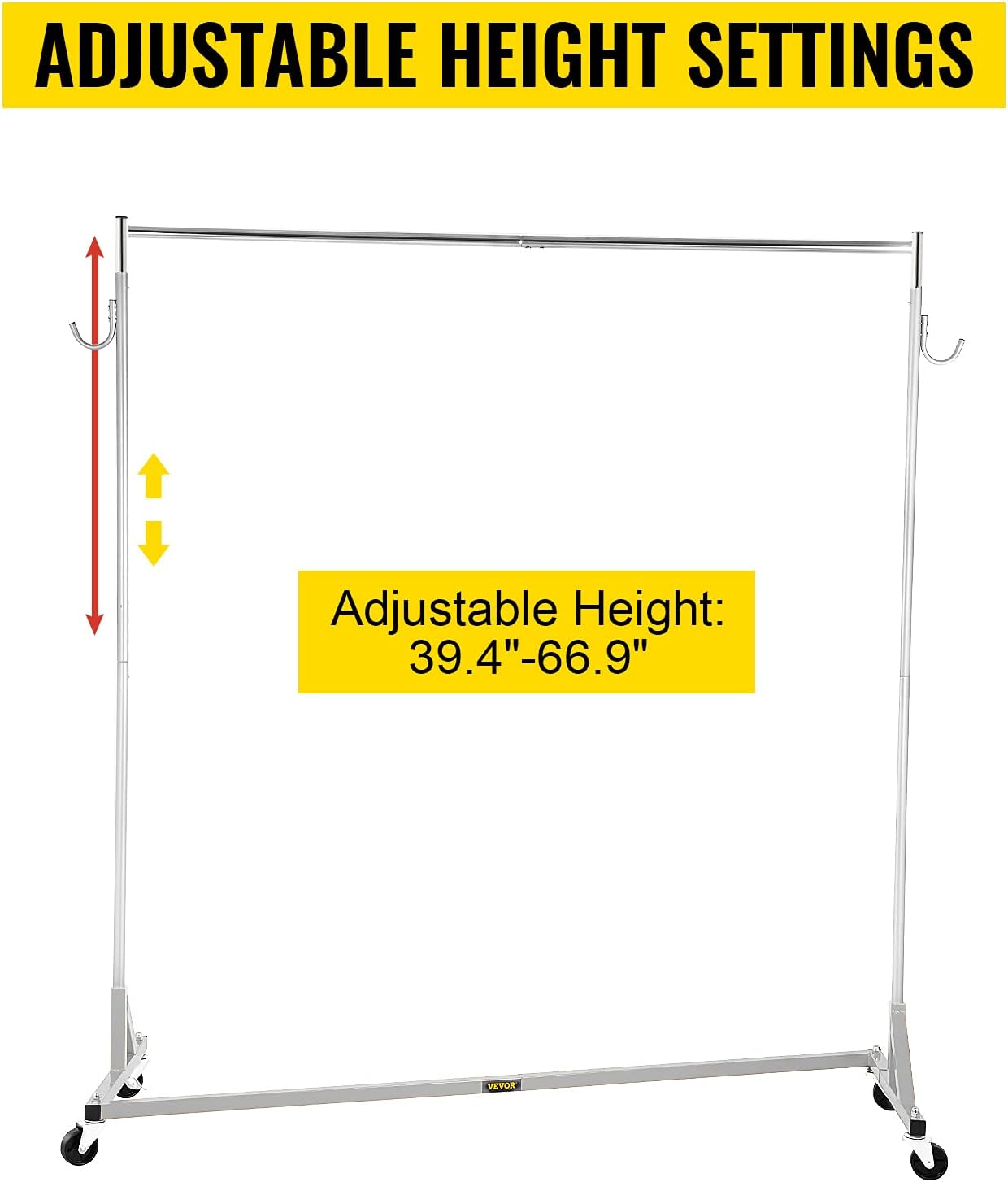 Buy VEVOR Z Rack, Industrial Grade Z Base Garment Rack, Height