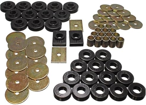 Body Mount Kit Polyurethane Plastic Black Terms of Use for Chevy for Bel Air 1955-1957