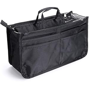 Organizer Per Borsa Donna Con 13 Tasche - Espandibile, Per Viaggio E Quotidiano, Nylon Lavabile - Foto 8