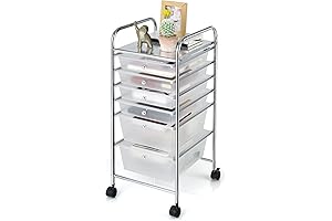 Giantex 6 Drawer Rolling Storage Cart: The Space-Saving Solution for Your Storage Needs