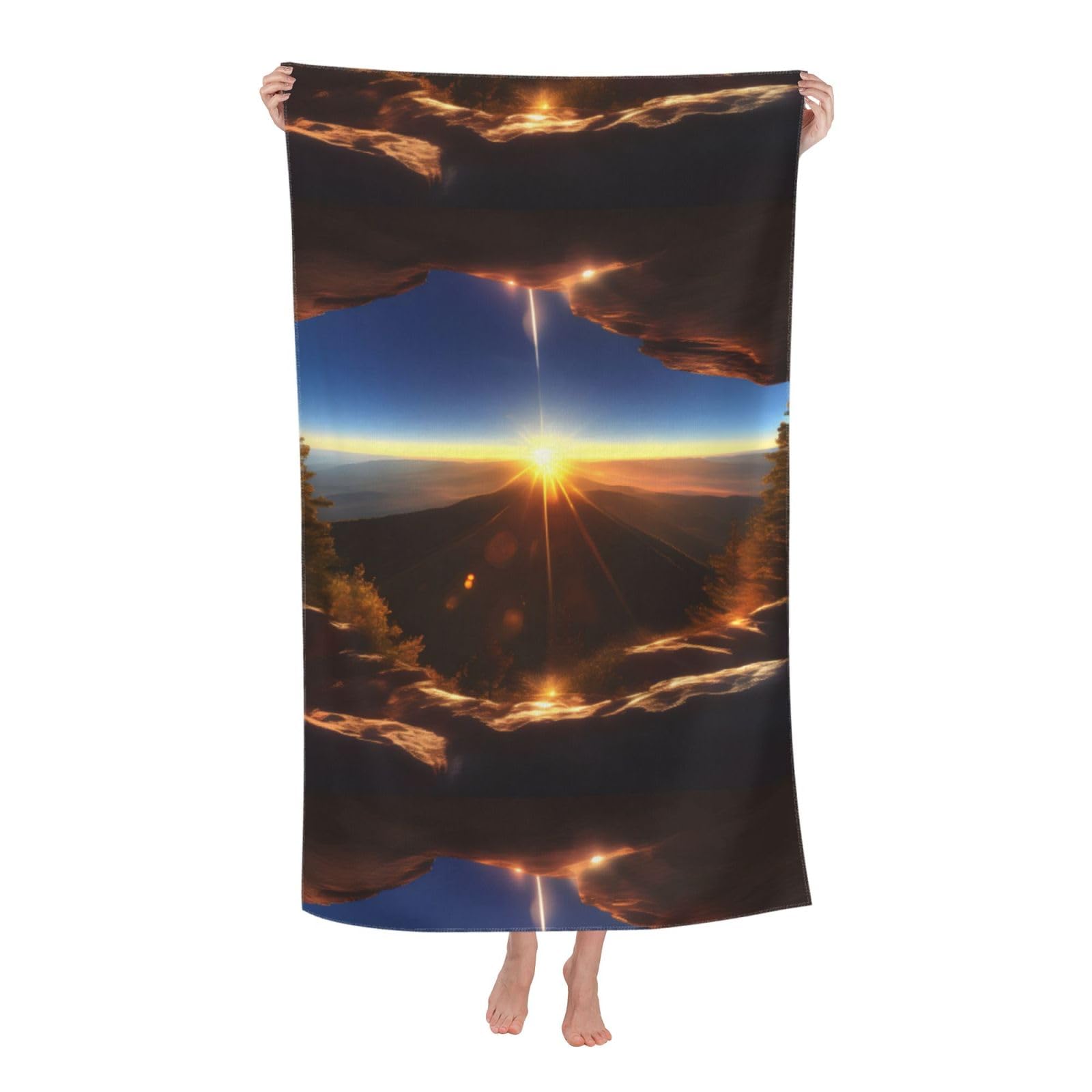 Cbaaghh Shining Overlook Print Adult Beach Towels,Beach & Pool Towel,Beach Towels,Towels For Camping