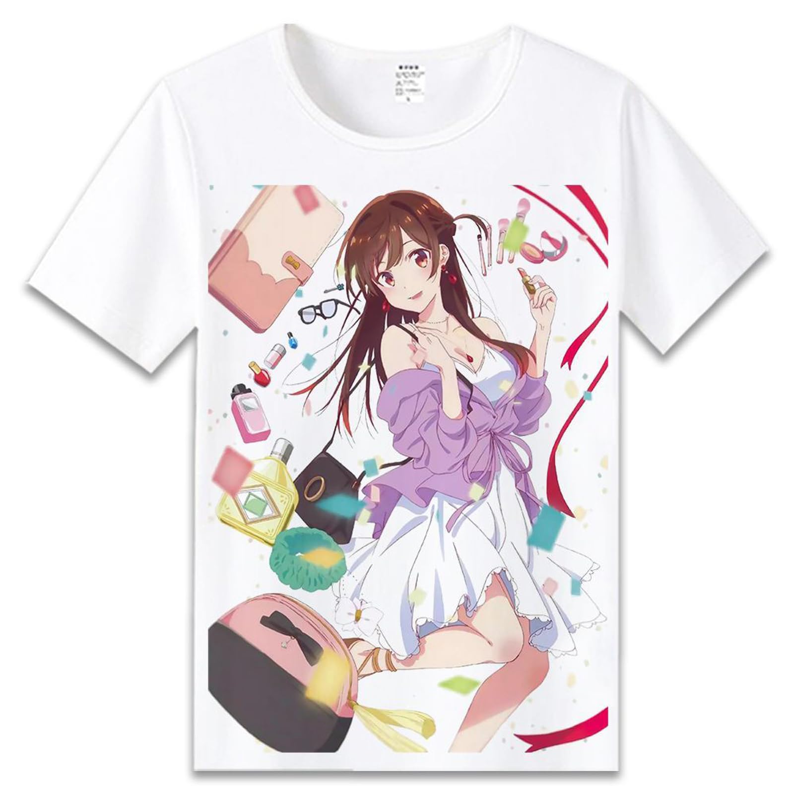 Amazon.co.jp: 彼女、お借りします tシャツ 水原千鶴 更科瑠夏 桜沢墨