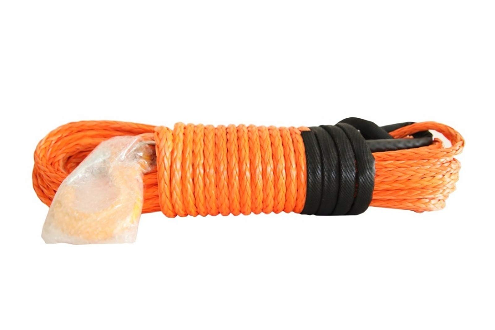 Winch Rope, 10mm*30m Orange Synthetic Winch Rope,ATV Cable,Tow Car for Accessaries, Line 10mm