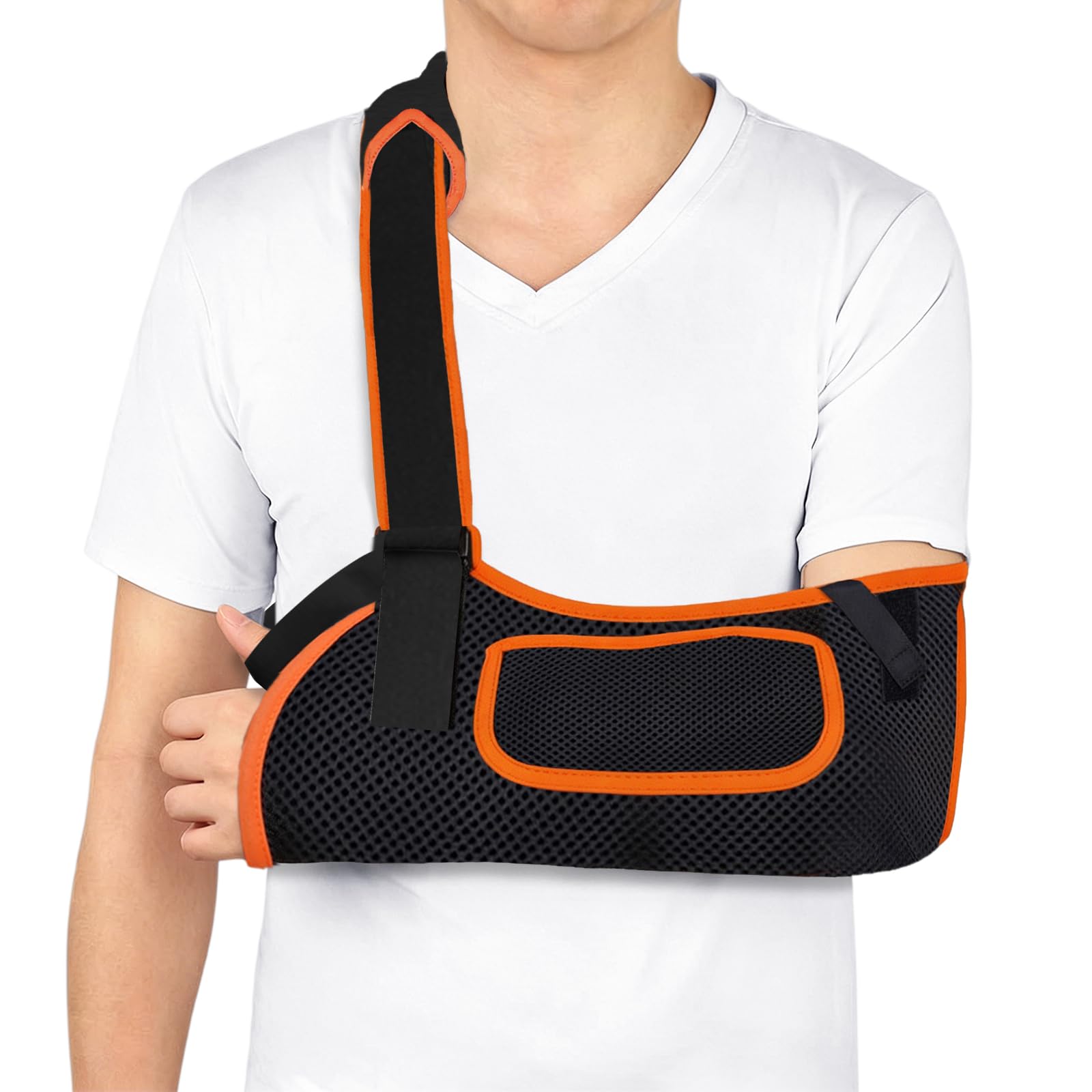Armschlinge Schulter, Armschlinge, für Männer und Frauen, mit Nackenpolster, für Rotatorenmanschettenriss, Hand, Handgelenk