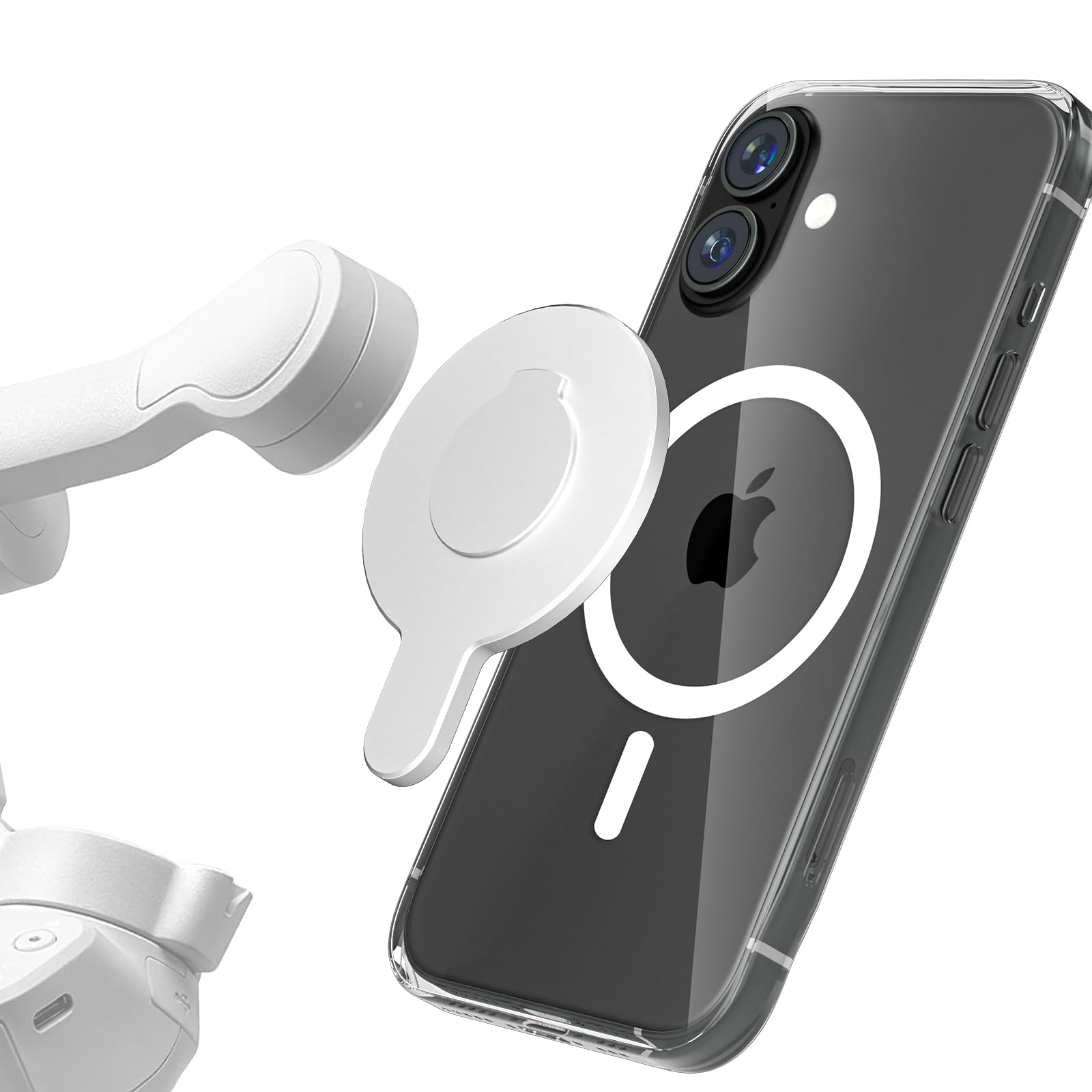 DJI OM4 + MagSafeアダプター Amazon.com: ENCASED Magnetic Adapter for DJI Osmo Mobile