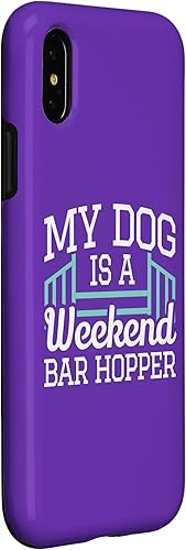 Miniatura 9 de iPhone 12 mini Dog Agility Saying - Weekend Bar Hopper - Dog Agility Case