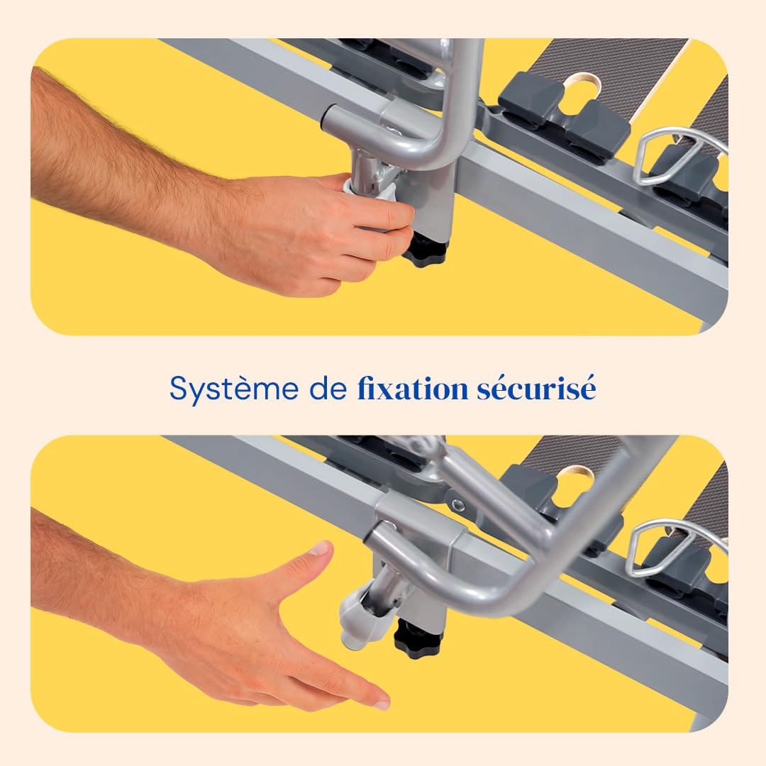 Geriafy - Barres de lit rabattables pour Lit Électrique | Très résistantes et faciles à Installer | Anti-pincement des Mains (Lot de 2 Barres)