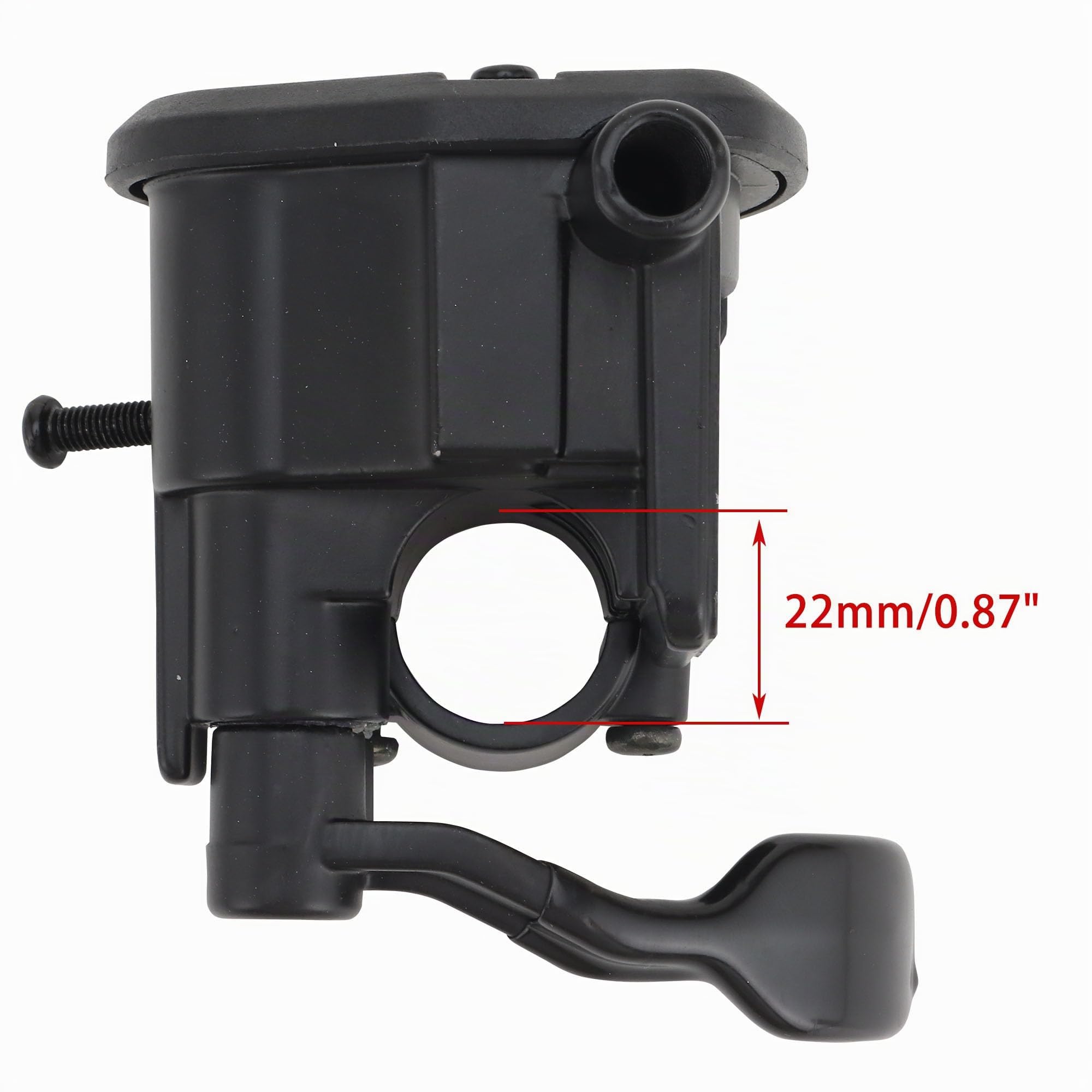WOOSTAR 7/8" 22mm Pouce D'accélérateur Levier de Control avec Manchon de Caoutchouc Remplacement pour Raptor 350 660 700 Lifan 250 ATV 4 Wheeler Quad