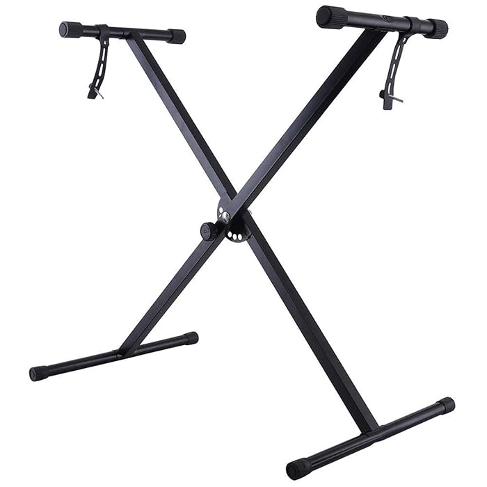 Buy Double Braced X Frame Music Piano Keyboard Stand with 7 Adjustable