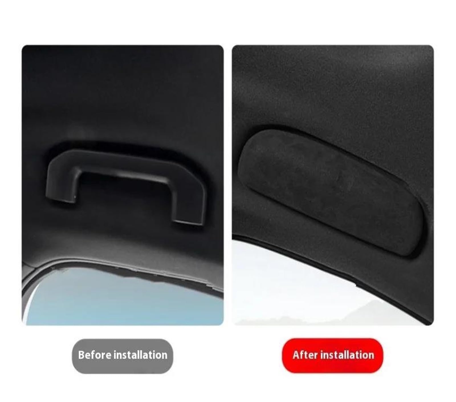 Soporte Gafas Antirayones Caja De Almacenamiento con Soporte para Gafas Coche para JCW para Countryman para Clubman para F53 para F54 para F55 para F56 Porta Gafas Coche(1)