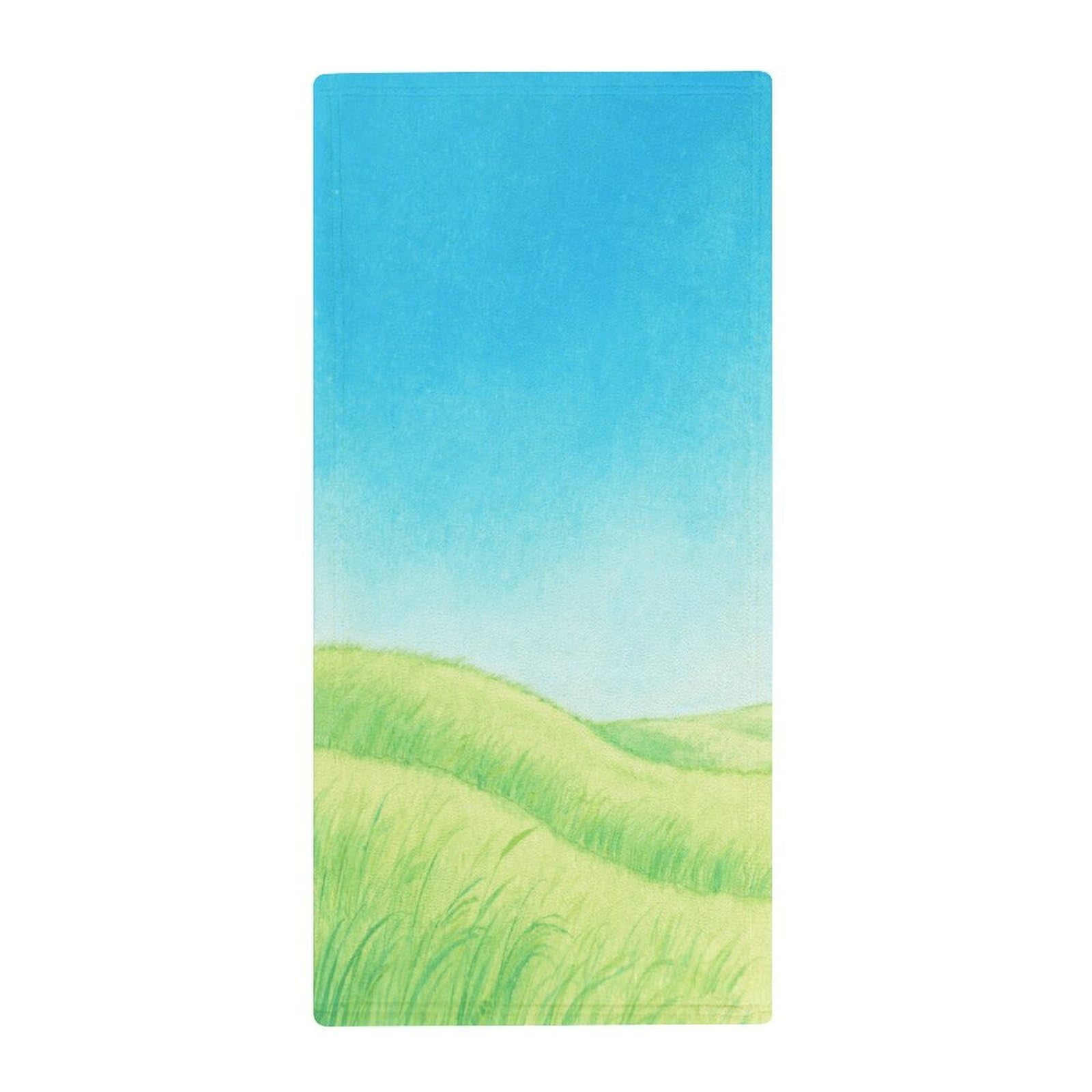 Fekiloot Style Grassland Towels For Bathroom, Bath Towels 13.8 X 28.7 Inch, Hand Towel Multipurpose Use As Bath Fitness, Bathroom, Shower, Sports, Yoga Towel