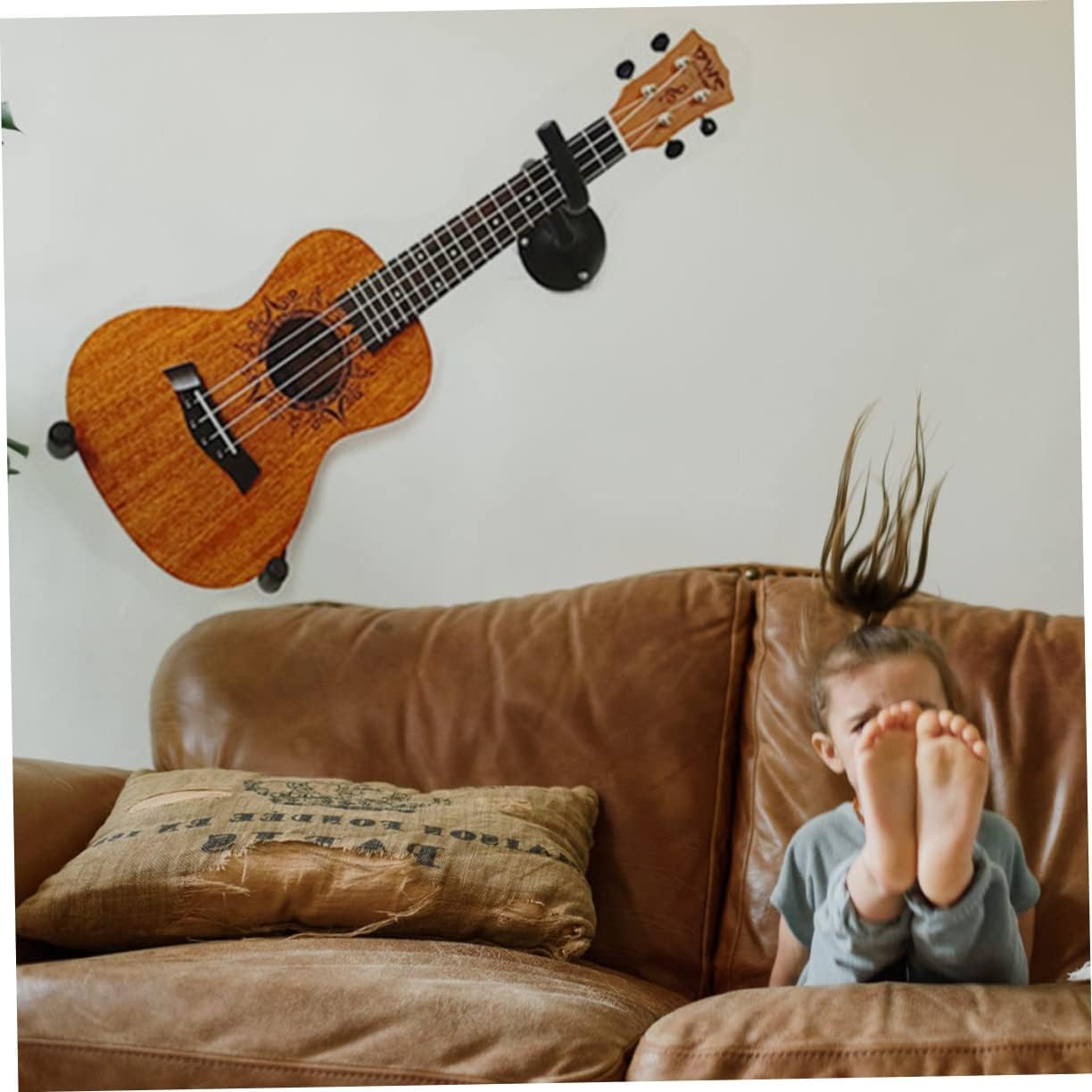 Wyświetlaczgitarowy Hak Poziomy Stojak Gitarowy Ścienny Wieszak Gitarowy Ze Śrubami Do Gitary Elektrycznej Ukulele