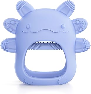 akolik Teether Baby Teether Baby Toy and Teething Aid for 0 3 6 9 Months BPA Free Teether for Babies, Teething Gloves, Food Grade Gifts for Newborns