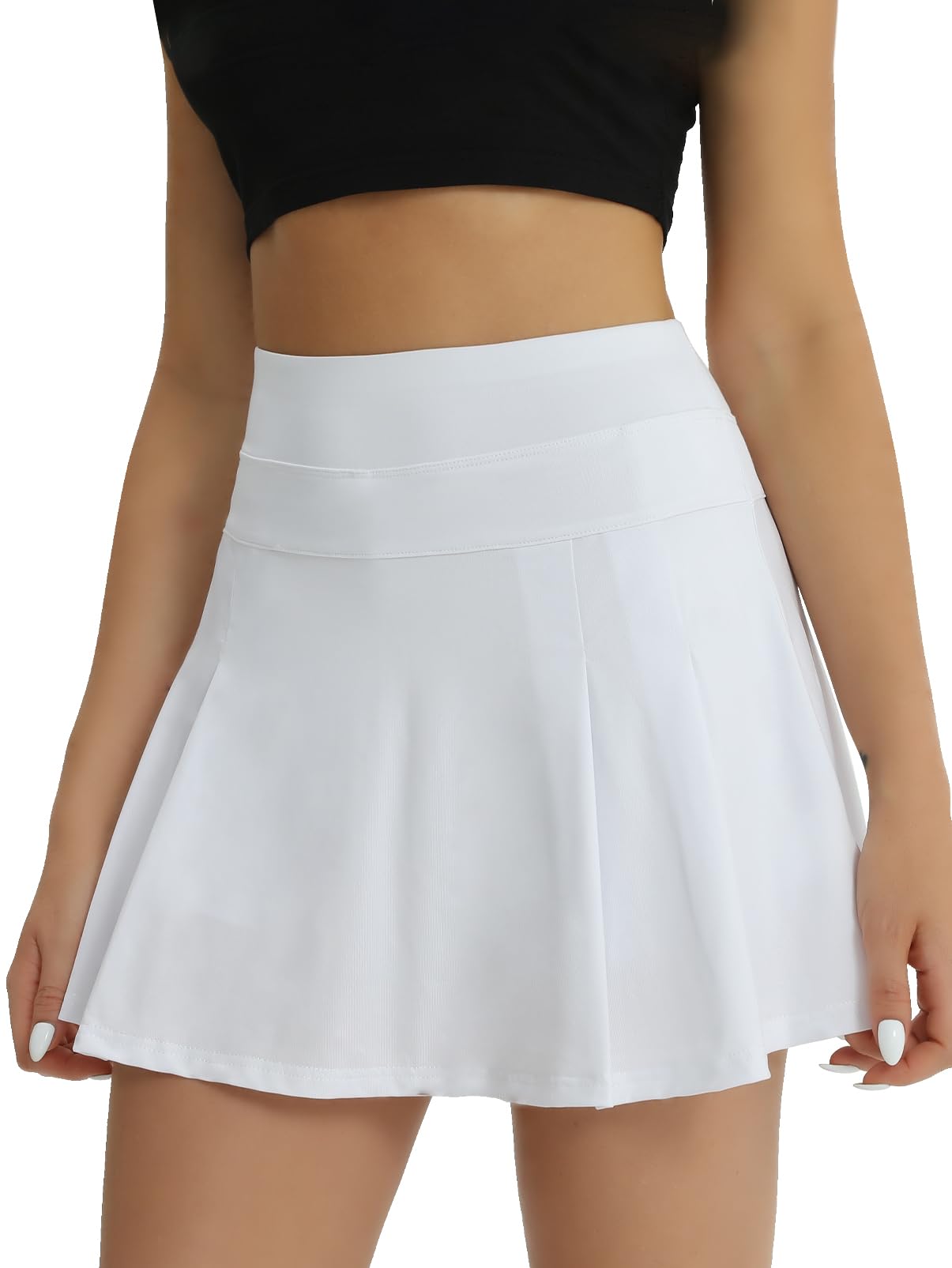 fuinloth Falda Padel Tenis Mujer Deporte Pantalón Deportivo Mujer de Golf con Bolsillos