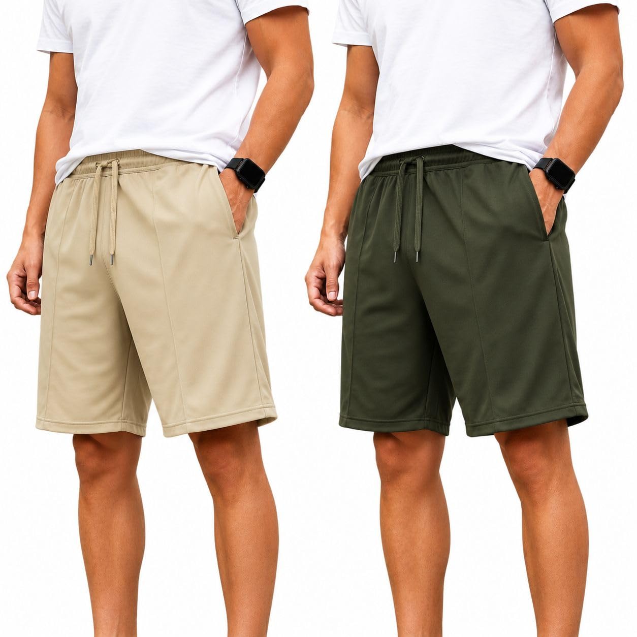 Mack Jonney Men’s Shorts Pack of 2 | Comfortable Casual, Sports & Lounge Shorts for Men | Regular Fit-MJ_.4-picture-10