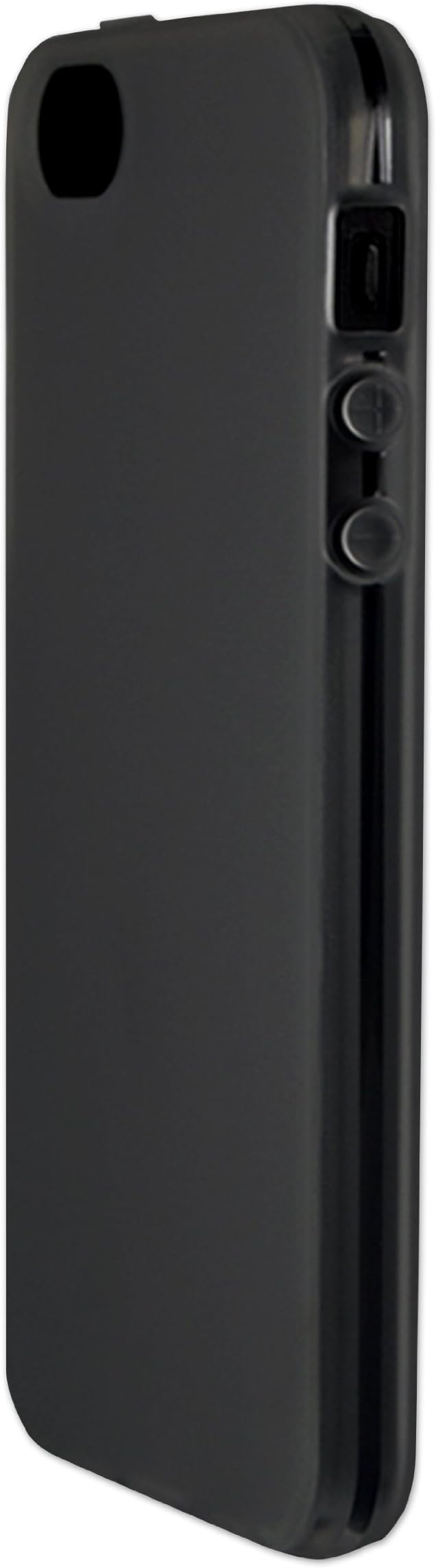 Tech Armor Frosted Black Apple New iPhone 5 TPU Flex Case with Lifetime Replacement Warranty -AT&T, Verizon, Sprint, International