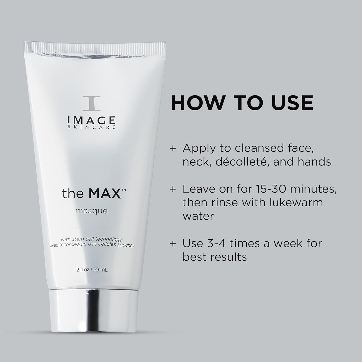IMAGE Skincare, the MAX Masque, Facial Mask to Help Tighten, Firm, Smooth and Enhance Appearance of the Skin, 2 fl oz - Image 6