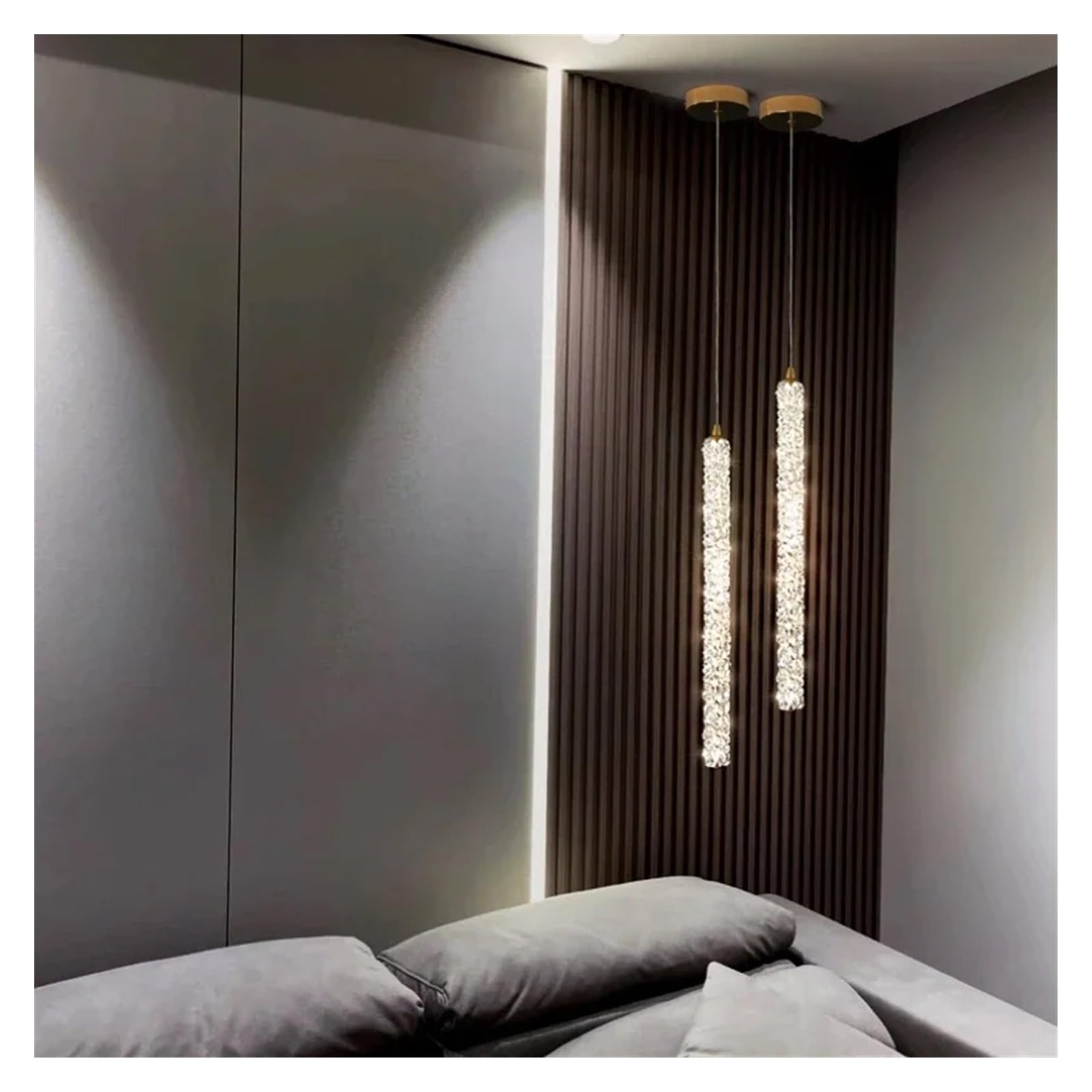 Lumière Blanche 6500K pour Lecture Luminaire de Chevet Suspendu LED