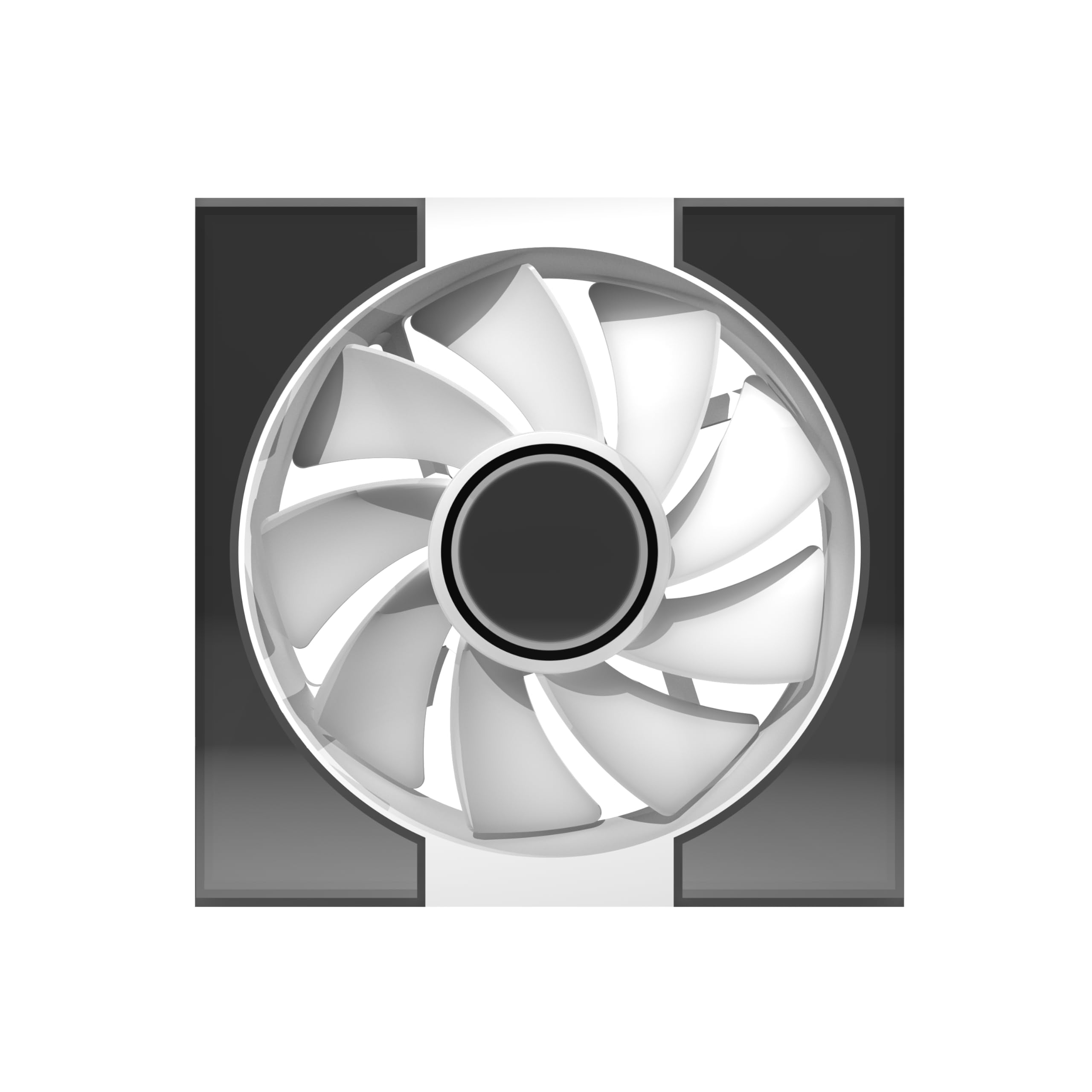 darkFlash Confezione da 3 ventole per case PC da 120 mm, PWM ARGB Sync, ventole di raffreddamento indirizzabili RGB per case del computer e flusso d'aria elevato (DM8, bianco)