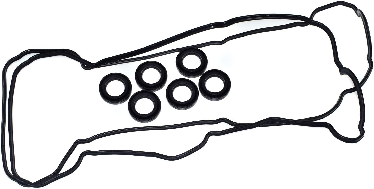 Engine Valve Cover Gasket & Spark Plug Seals Set for Toyota Camry Lexus ES300