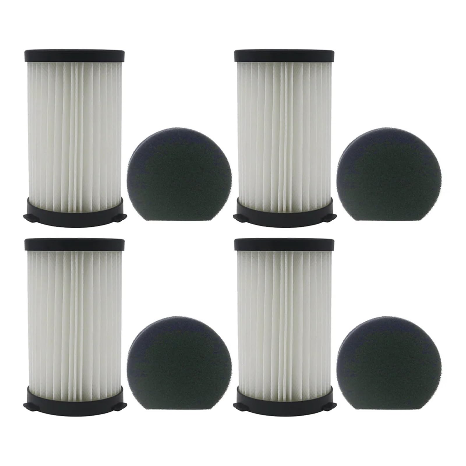 AIHDBCL Replacement Filter For Vacuum Cleaner ，Compatible For MooSoo ，D600 D601, Compatible For Cecotec 520(4 pcs)