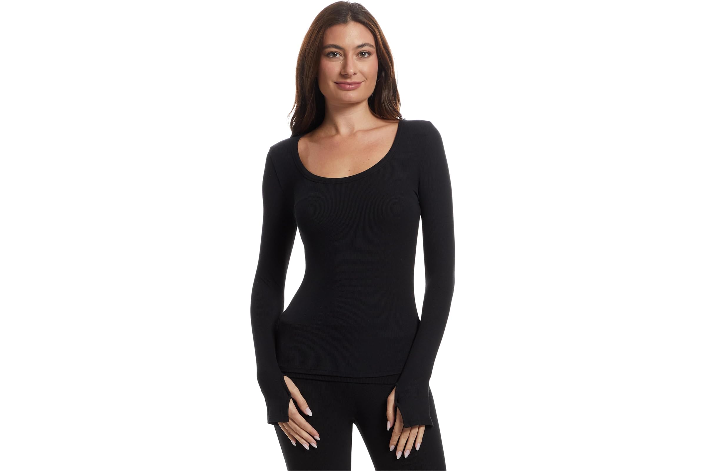 Barefoot Dreams Ultra Soft Rib Long Sleeve Tee