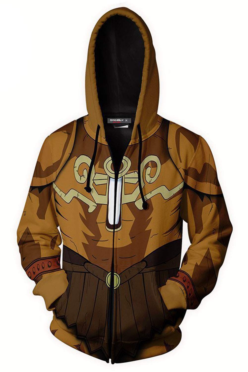 Yugioh Exodia The Forbidden One Hoodie Sweatshirt Halloween Cosplay Costume Zip-up Jacket Pullover