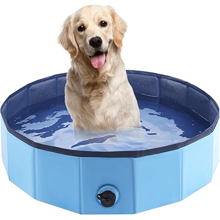 Amazon.com: Dog Pool - Dog Pool Kiddie Pool Hard Plastic, Foldable Pool ...