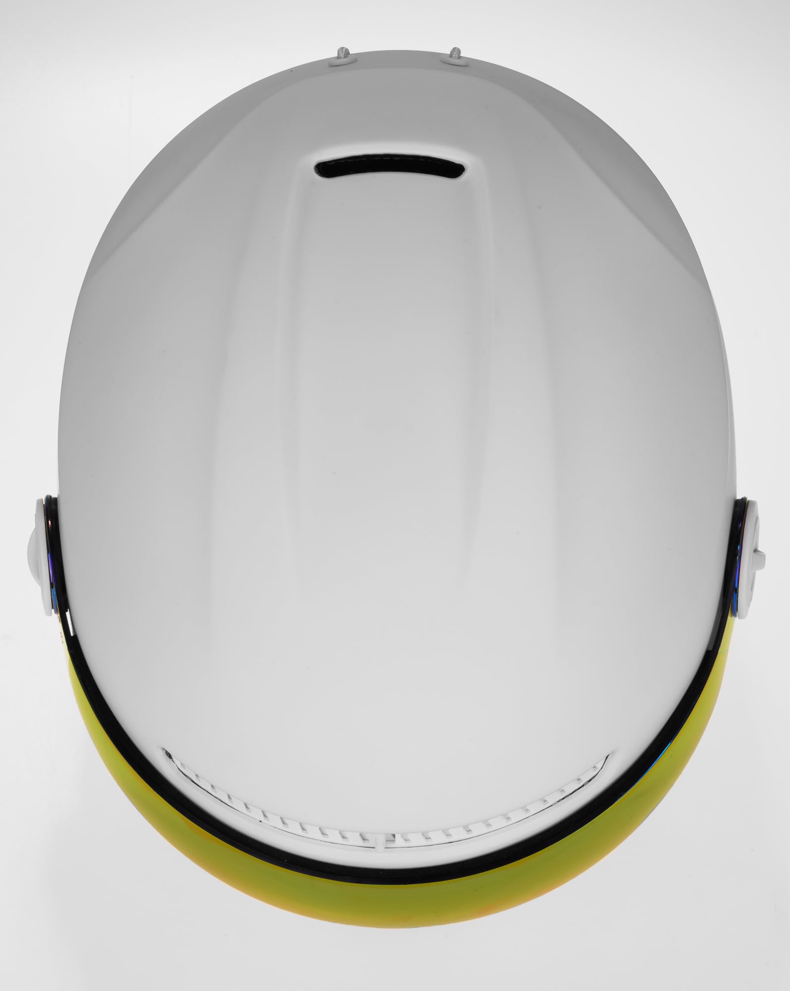Etape Unisex-Adult Ski Helmet with Visor Skihelm, Weiß matt, 52-55