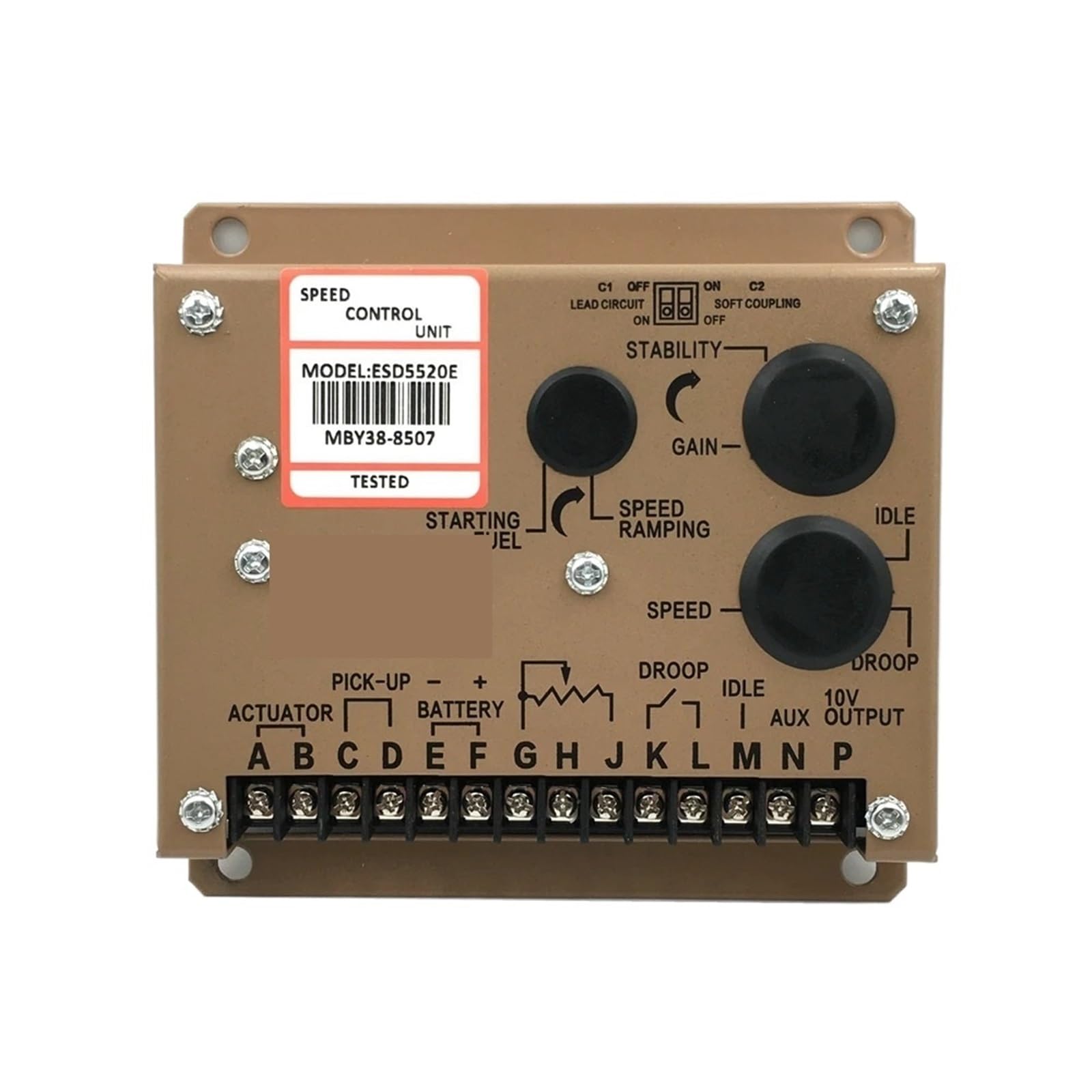 Jdilfunu Esd5520e Generator Speed Control Unit Electric Governor Controller Genset Spare Parts 1Pcs