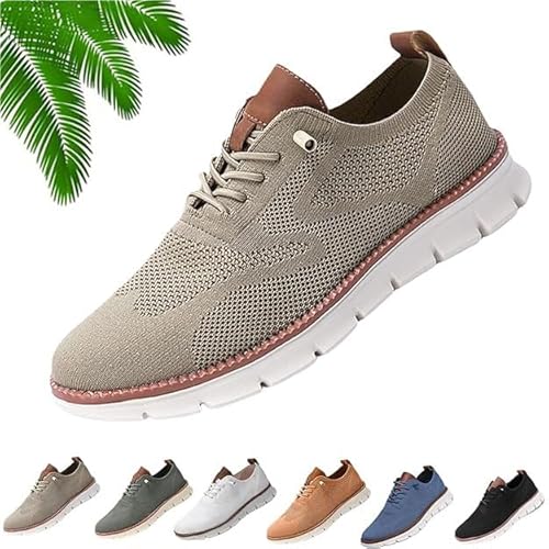 Chaussures Urbano Ultra, Chaussures Urban Homme – Sneakers Ultraconfort, Convient Aux Affaires Et Aux Loisirs (Kaki, Adulte, Homme, 43, Numérique, Système Taille Chaussures EU, Moyen)